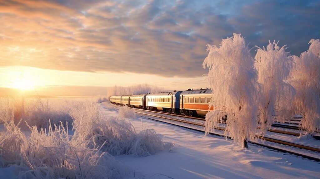 Trans-Siberian Railway scenic view